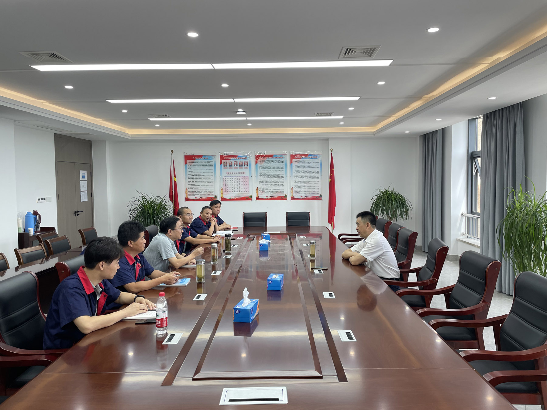 集團(tuán)公司黨委委員、總工程師周俊到公司調(diào)研 