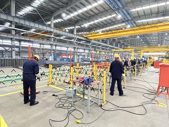 公司舉辦電焊工、電工技術(shù)比武